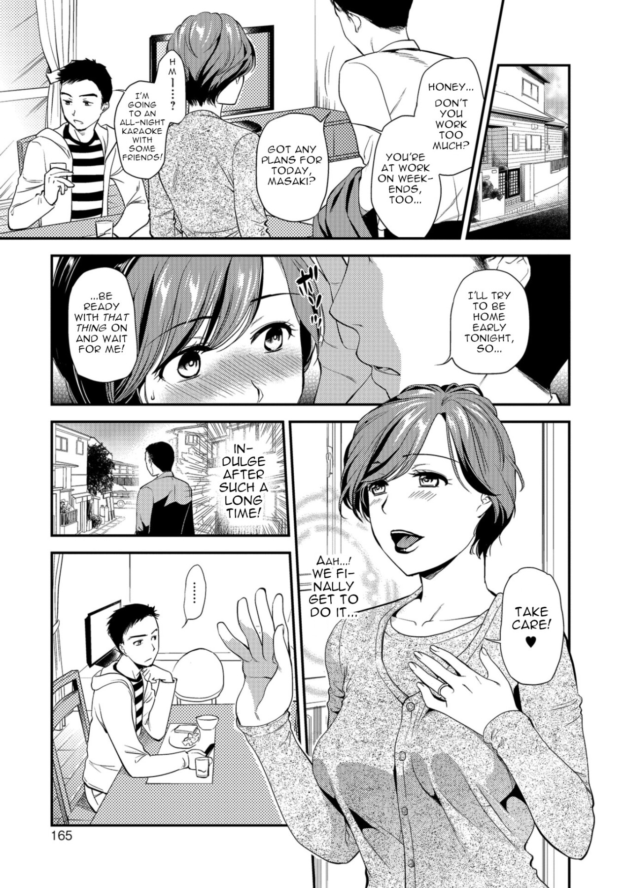 Hentai Manga Comic-Blindfolded, Lewd Mother-Read-3